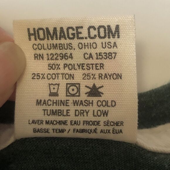 Homage Mens Merry Christmas Ya Filthy Animal Green  T-Shirt Size Small - Picture 11 of 12